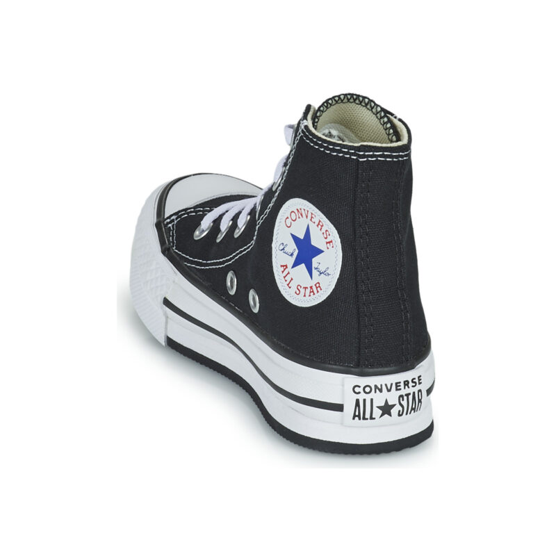 Converse Chuck Taylor All Star EVA Lift Foundation Hi Nero Sneakers Bambina - 5