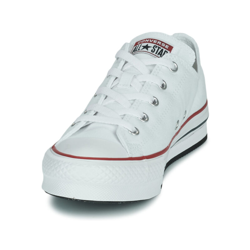 Converse Chuck Taylor All Star EVA Lift Foundation Ox Bianco Sneakers Bambina - 3