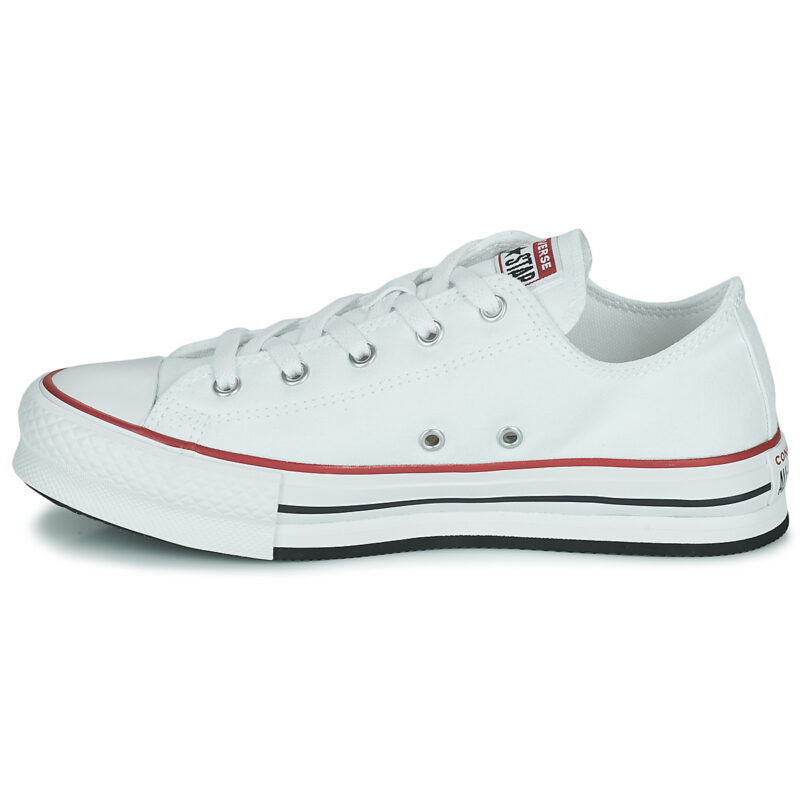 Converse Chuck Taylor All Star EVA Lift Foundation Ox Bianco Sneakers Bambina - 4