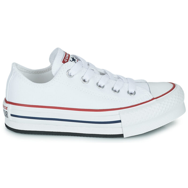 Converse Chuck Taylor All Star EVA Lift Foundation Ox Bianco Sneakers Bambina - 2