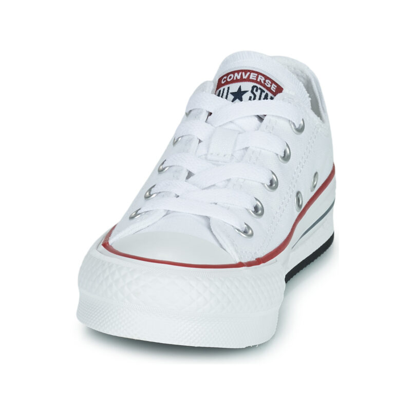 Converse Chuck Taylor All Star EVA Lift Foundation Ox Bianco Sneakers Bambina - 3