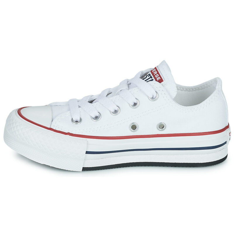 Converse Chuck Taylor All Star EVA Lift Foundation Ox Bianco Sneakers Bambina - 4