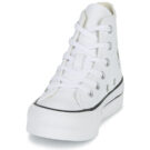 Converse Chuck Taylor All Star Eva Lift Leather Foundation Hi Bianco Sneakers Bambina - 3
