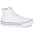 Converse Chuck Taylor All Star Eva Lift Leather Foundation Hi Bianco Sneakers Bambina - 2
