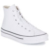 Scarpe bambini ragazza Converse  Chuck Taylor All Star Eva Lift Leather Foundation Hi  Bianco Converse 194433828864