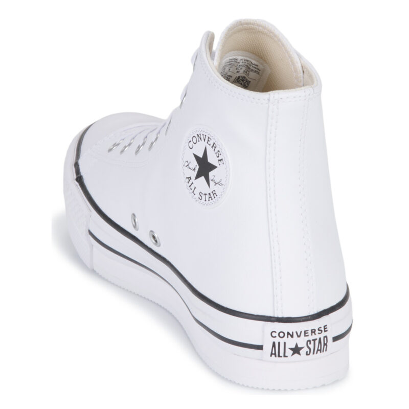 Converse Chuck Taylor All Star Eva Lift Leather Foundation Hi Bianco Sneakers Bambina - 5