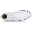 Converse Chuck Taylor All Star Eva Lift Leather Foundation Hi Bianco Sneakers Bambina - 6