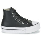 Converse Chuck Taylor All Star Eva Lift Leather Foundation Hi Black Girl Sneakers - 2
