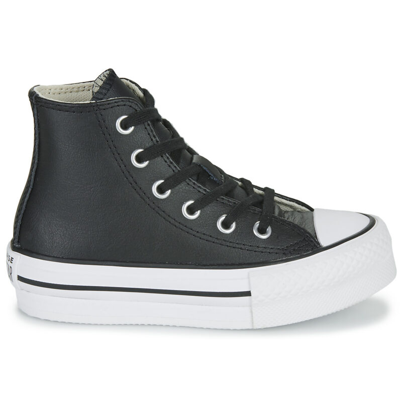 Converse Chuck Taylor All Star Eva Lift Leather Foundation Hi Black Girl Sneakers - 2