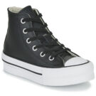 Converse Chuck Taylor All Star Eva Lift Leather Foundation Hi Black Girl Sneakers - 1
