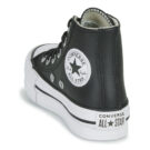 Converse Chuck Taylor All Star Eva Lift Leather Foundation Hi Black Girl Sneakers - 5