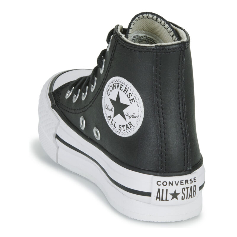 Converse Chuck Taylor All Star Eva Lift Leather Foundation Hi Black Girl Sneakers - 5