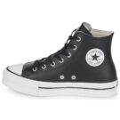 Converse Chuck Taylor All Star Eva Lift Leather Foundation Hi Nero Sneakers Bambina - 4