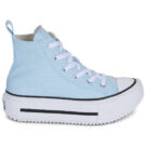 Converse Chuck Taylor All Star Lift Double Stack Blu Sneakers Bambina - 2
