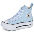 Converse Chuck Taylor All Star Lift Double Stack Blu Sneakers Bambina - 4
