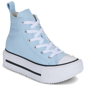 Scarpe bambini ragazza Converse  Chuck Taylor All Star Lift Double Stack  Blu Converse 194436086773