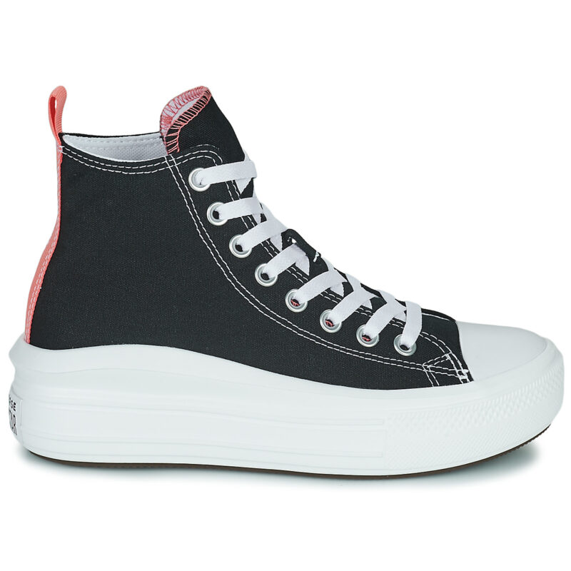 Converse Chuck Taylor All Star Move Canvas Color Hi Nero Sneakers Bambina - 2