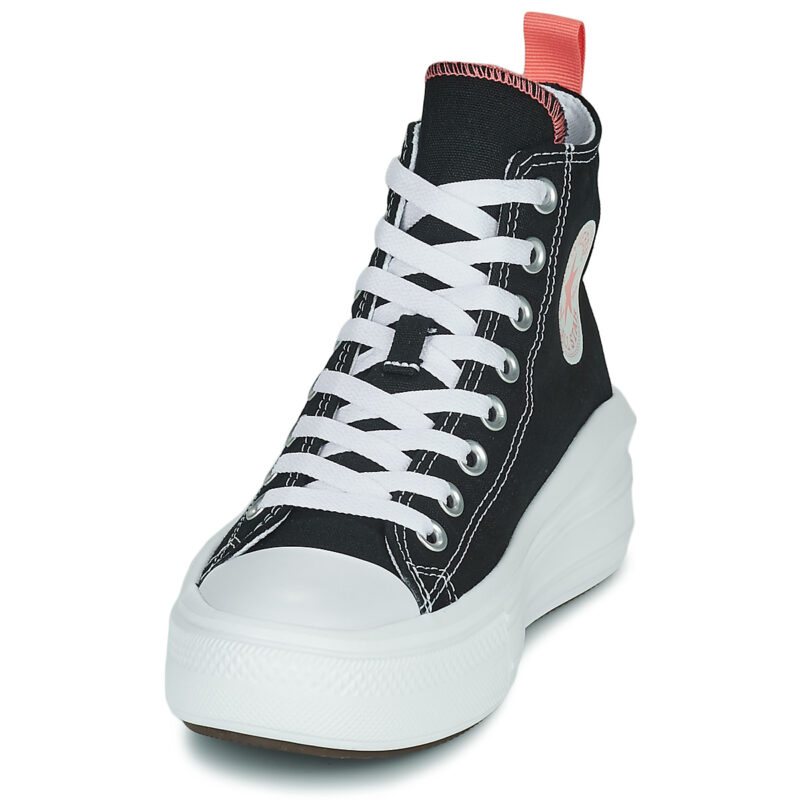 Converse Chuck Taylor All Star Move Canvas Color Hi Nero Sneakers Bambina - 3