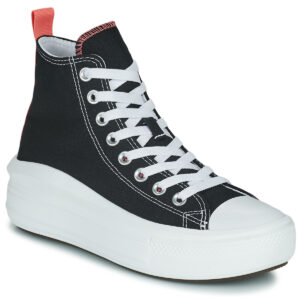 Scarpe bambini ragazza Converse  Chuck Taylor All Star Move Canvas Color Hi  Nero Converse 194433126618