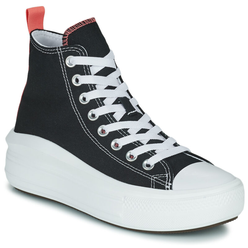 Converse Chuck Taylor All Star Move Canvas Color Hi Nero Sneakers Bambina - 1