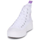 Converse Chuck Taylor All Star Move Platform Foundation Hi Bianco Sneakers Bambina - 3