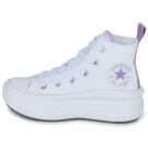Converse Chuck Taylor All Star Move Platform Foundation Hi Bianco Sneakers Bambina - 2
