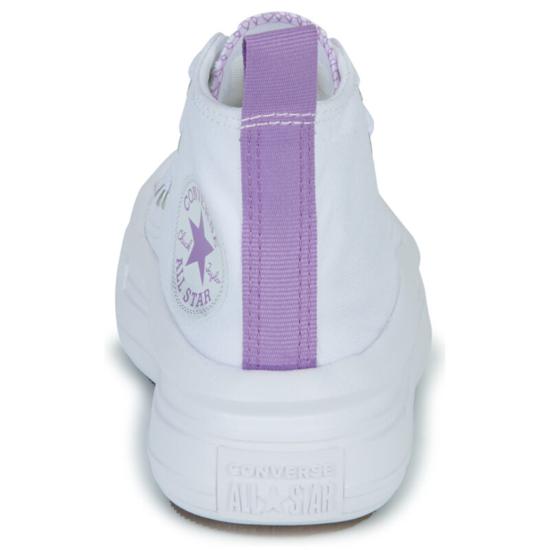 Converse Chuck Taylor All Star Move Platform Foundation Hi Bianco Sneakers Bambina - 3