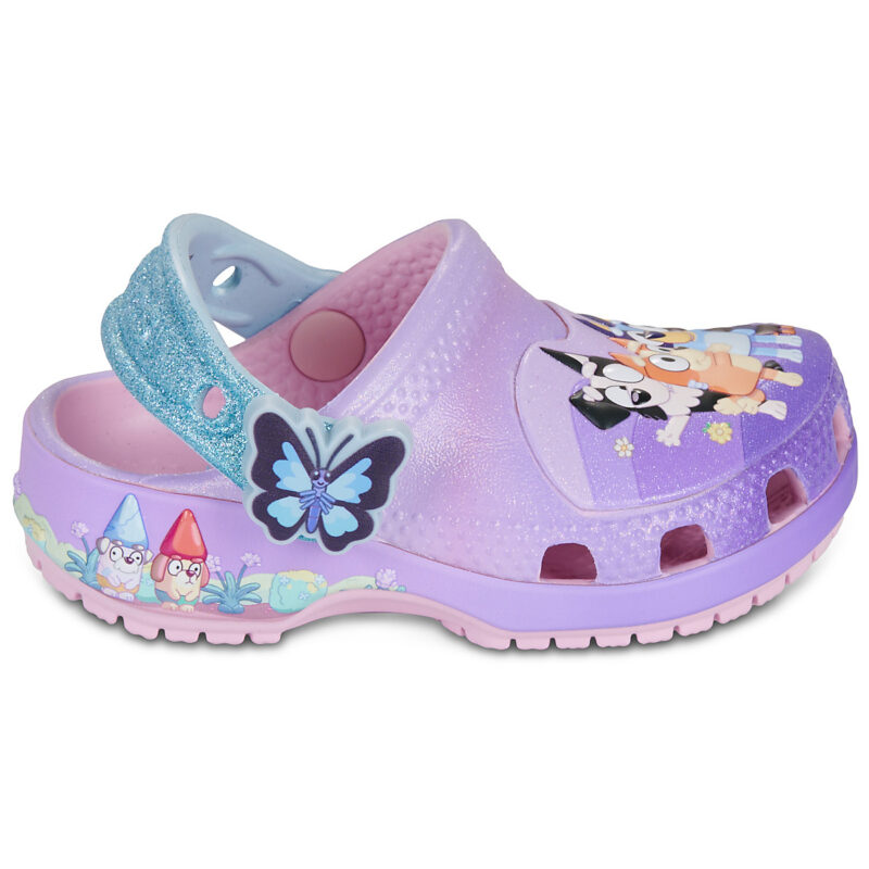 Crocs Bluey Multi Pink Cls Clg T Viola Zoccoli Bambina - 2