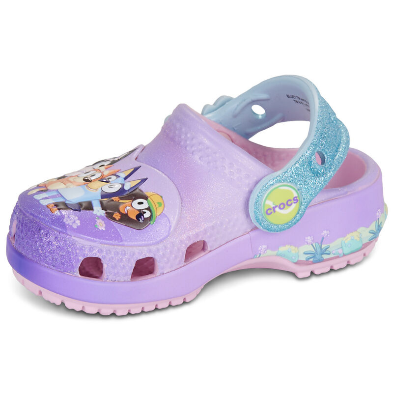 Crocs Bluey Multi Pink Cls Clg T Viola Zoccoli Bambina - 4
