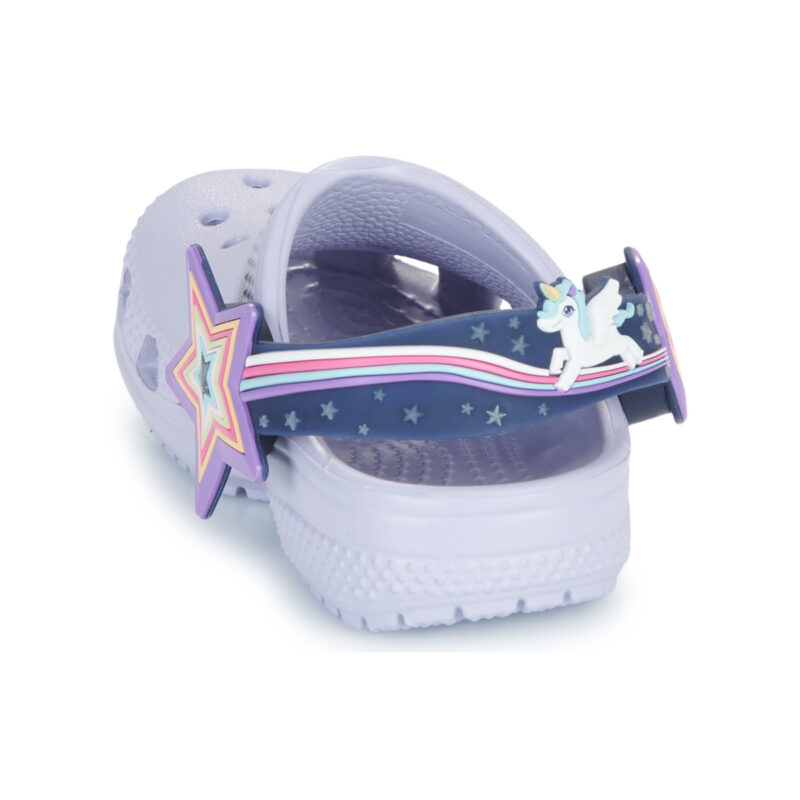 Crocs C Imagination LightsBkstrpCgT Viola Zoccoli Bambina - 5