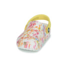 Sabots Crocs Classic &ndash; Sabots blancs teints &agrave; la main pour filles &ndash; Taille 3