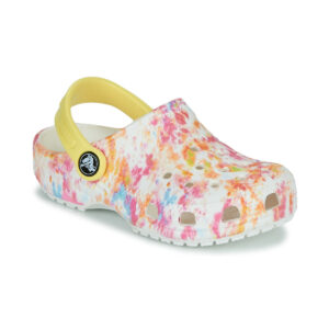 Zapatos ni&ntilde;a Crocs  CLASSIC CLOG  creative dye  Blanco Crocs 191448877214
