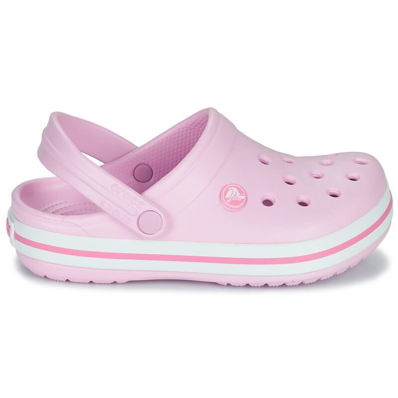 Sabots Crocs CROCBAND K roses pour filles - Taille 2
