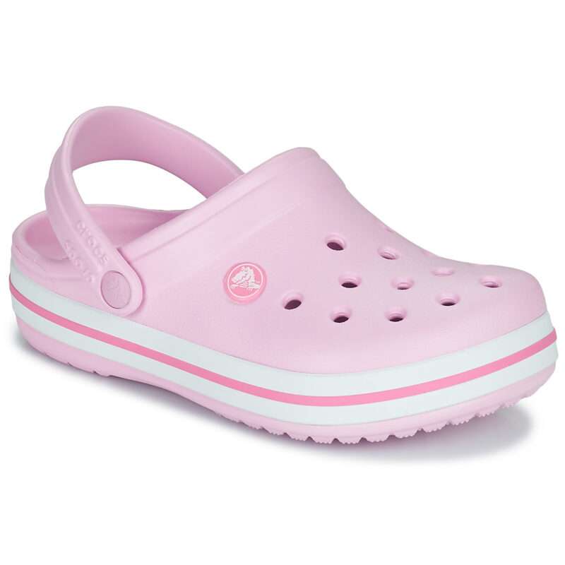 Sabots Crocs CROCBAND K roses pour filles - Taille 1