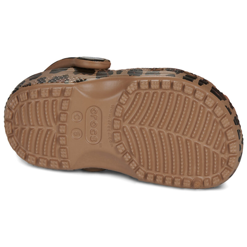 Crocs Classic Animal Clog T Marrone Zoccoli Bambina - 7