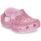 Zuecos Crocs Classic Chunky Glitter T Rosa - Zuecos para Niñas - 1