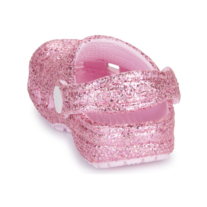Zuecos Crocs Classic Chunky Glitter T Rosa - Zuecos para Niñas - 5