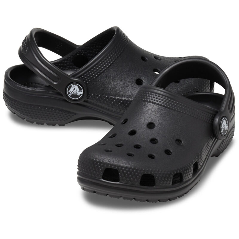 Sabots Crocs Classic K noirs pour filles - 5