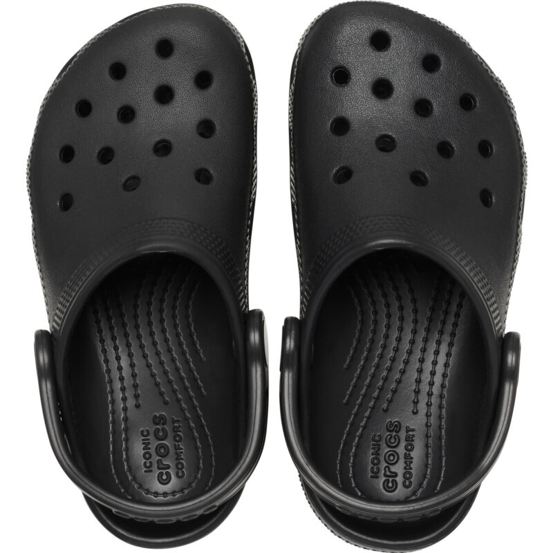 Sabots Crocs Classic K noirs pour filles - 6