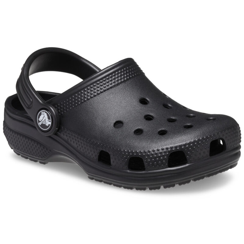 Sabots Crocs Classic K noirs pour filles - 1