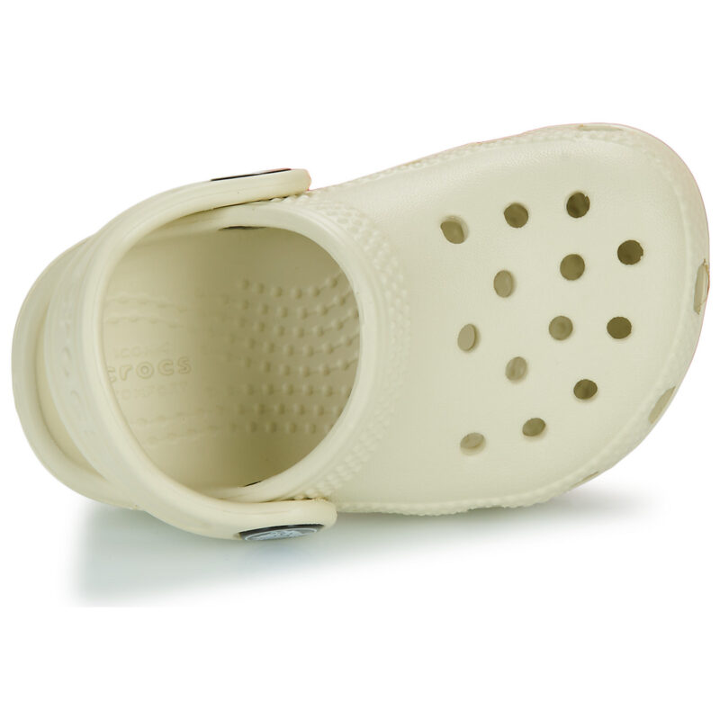 Zuecos Crocs Classic Clog T color beige para ni&ntilde;as - 6