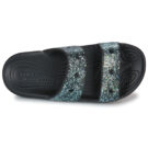 Sandales Crocs Classic &agrave; paillettes noires pour filles - Taille 6