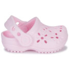 Crocs Classic Floral Cut Out Clog T Pink M&auml;dchenclogs - Gr&ouml;&szlig;e 2