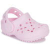 Zuecos Crocs Classic Floral con recortes, color rosa, para ni&ntilde;os. Crocs 198445118791