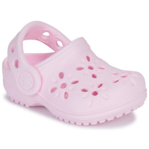 Scarpe bambini ragazza Crocs  Classic Floral Cut Out Clog T  Rosa Crocs 198445118791