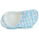 Zuecos Crocs Classic Gingham K blancos para ni&ntilde;as - 6