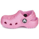 Zuecos Crocs Classic Glitter T rosas para ni&ntilde;as - 4