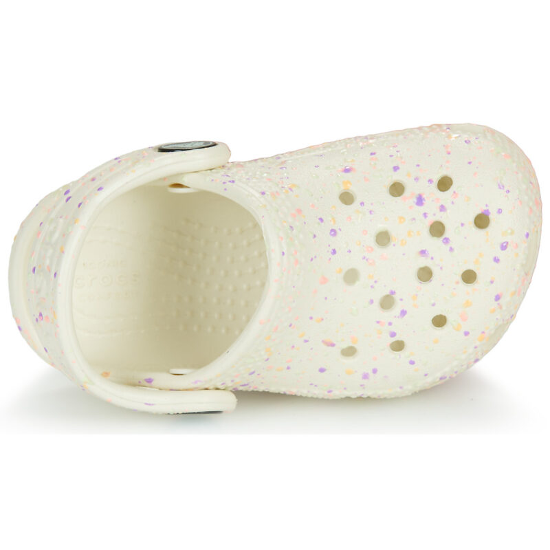 Crocs Classic Glow Paint SplatterCgT Bianco Zoccoli Bambina - 6