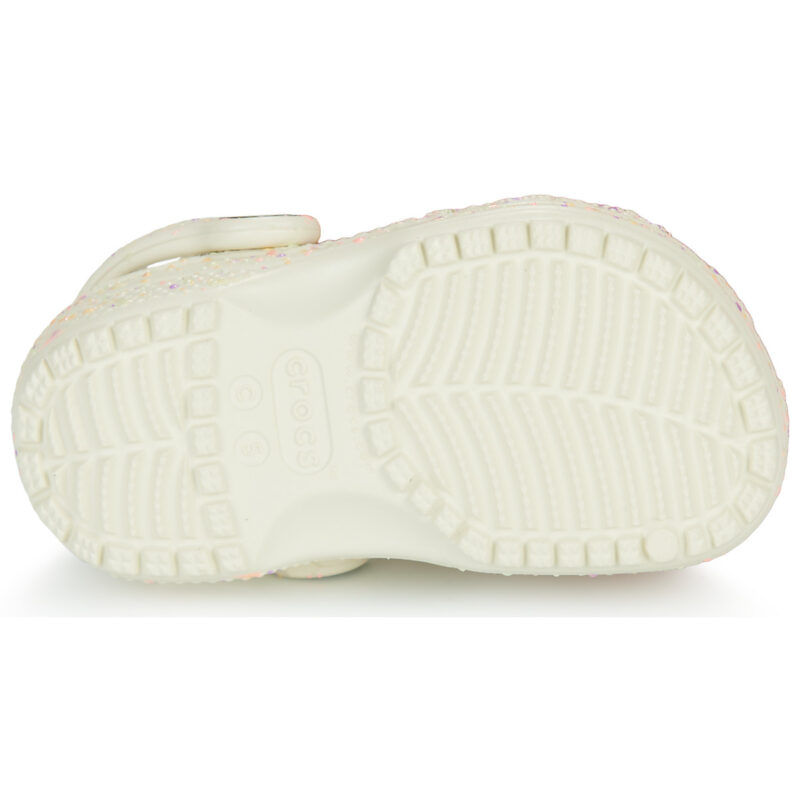 Crocs Classic Glow Paint SplatterCgT Bianco Zoccoli Bambina - 7