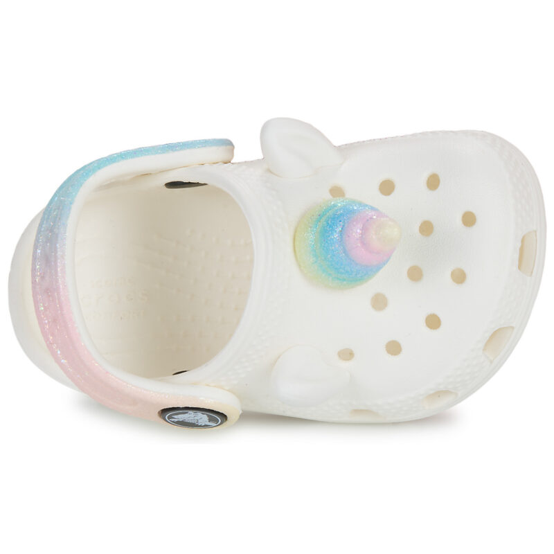 Crocs Classic IAM Rainbow UnicornCgT Beige Zoccoli Bambina - 6